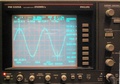 Scope Philips PM3320A ecran 1 kHz