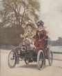 Elégance automobile 1900 au bois sports modernes Illustration  