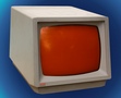 Terminal video Nixdorf orange